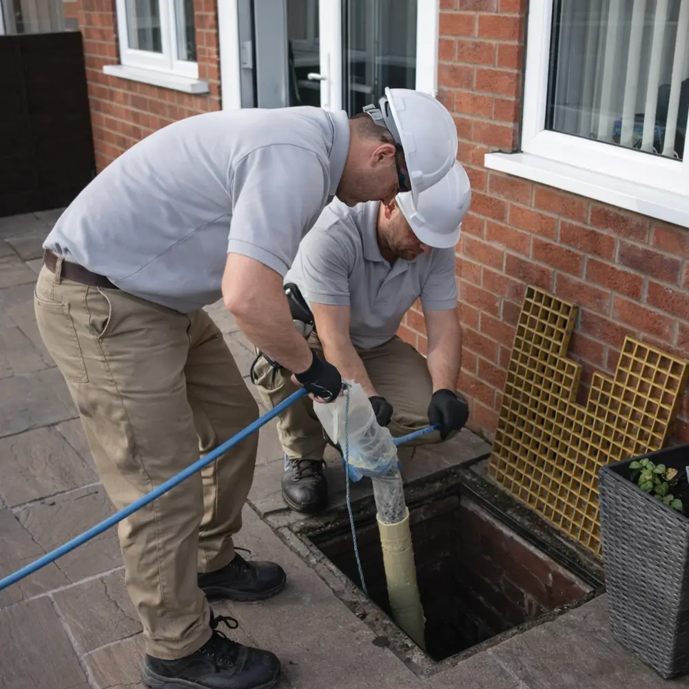 Blocked drain repair service in Heath Park